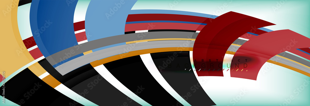 Obraz premium Line abstract background, vector modern template