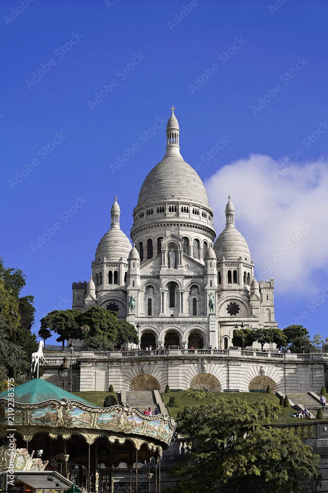 Sacré-Cœur, Montmartre, Paris, Frankreich, Europa