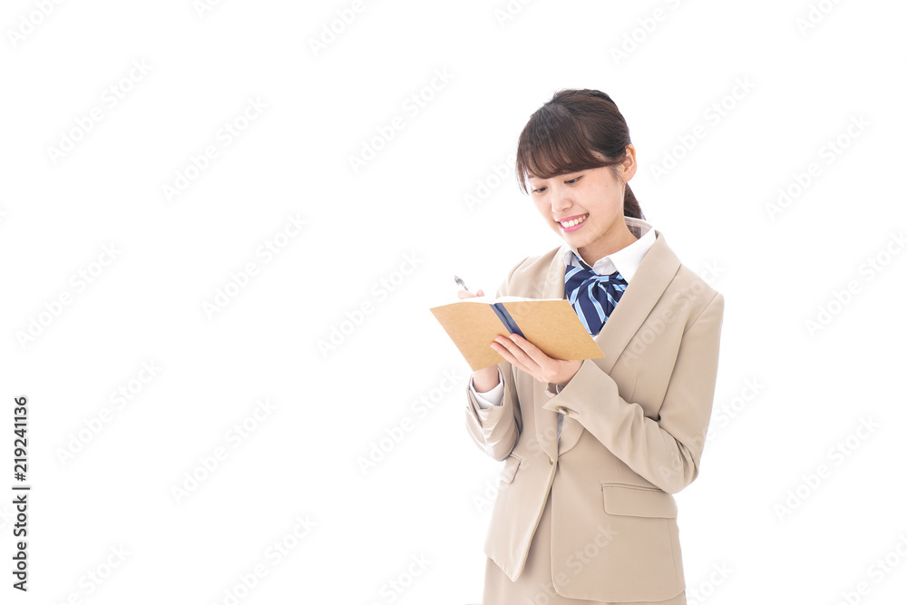 ノートを取る学生 ノートを取る学生