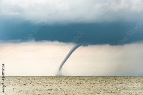 Tornado over the sea