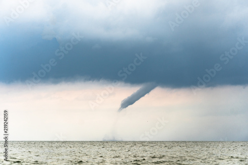 Slika na platnu Tornado over the sea