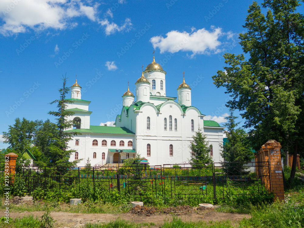 Church with golden domes