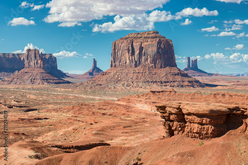 Arizona wild west - Monument Valley at summertime in Arizona