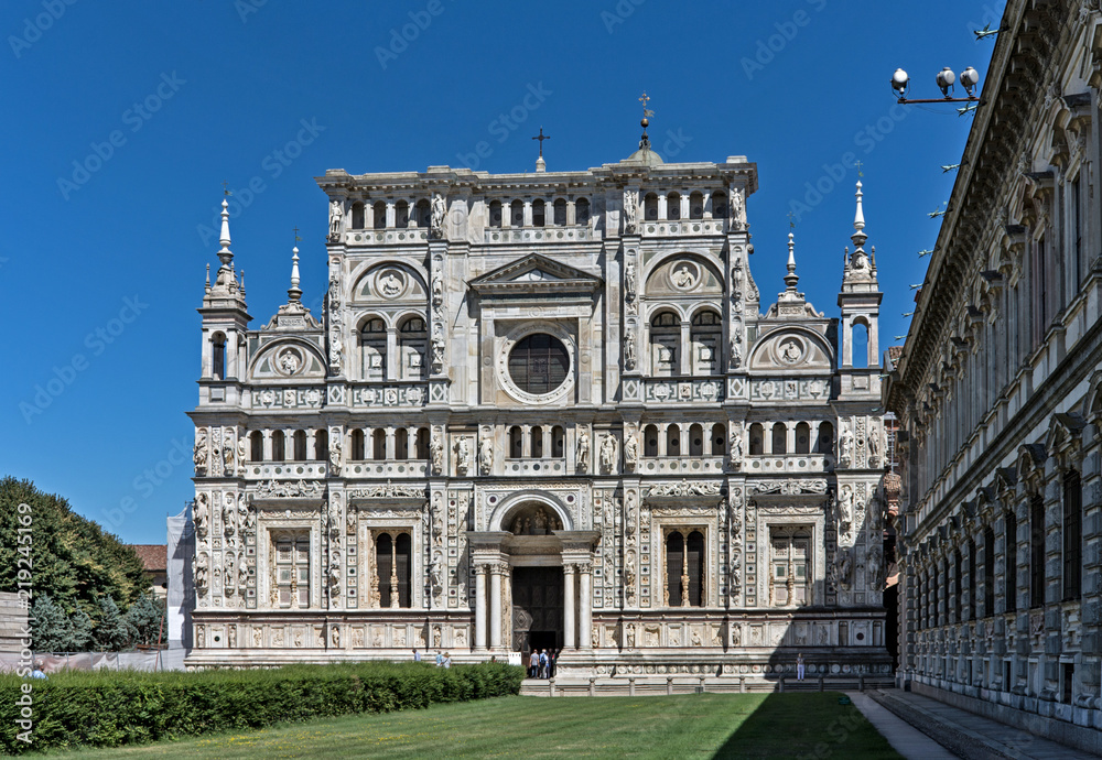 Certosa di Pavia, Italy. Renaissance architecture