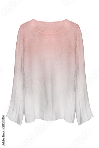 Cashmere sweater isolated