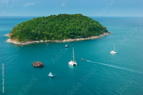 Canvas Print Small island in the sea near Phuket