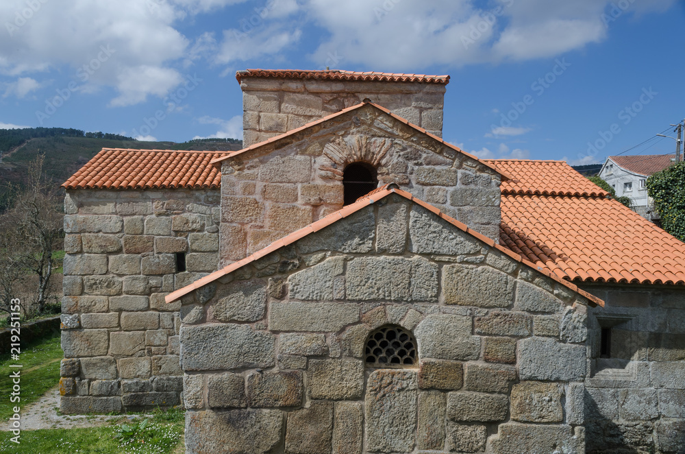 Iglesia prerrománica de Santa Comba de Bande. Ourense, Galicia, España Stock Photo | Adobe Stock Iglesia prerrománica de Santa Comba de Bande. Ourense, Galicia, España Stock Photo | Adobe Stock