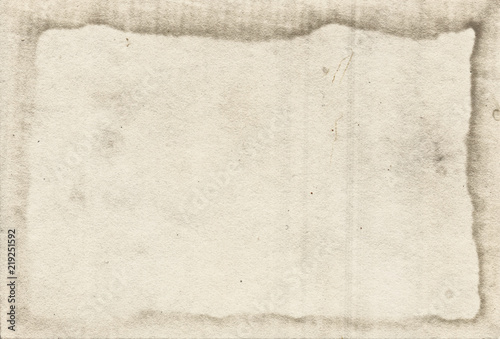 Old photo paper texture with stains and scratches
