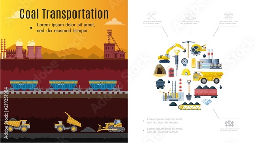 Flat Mining Industry Composition
