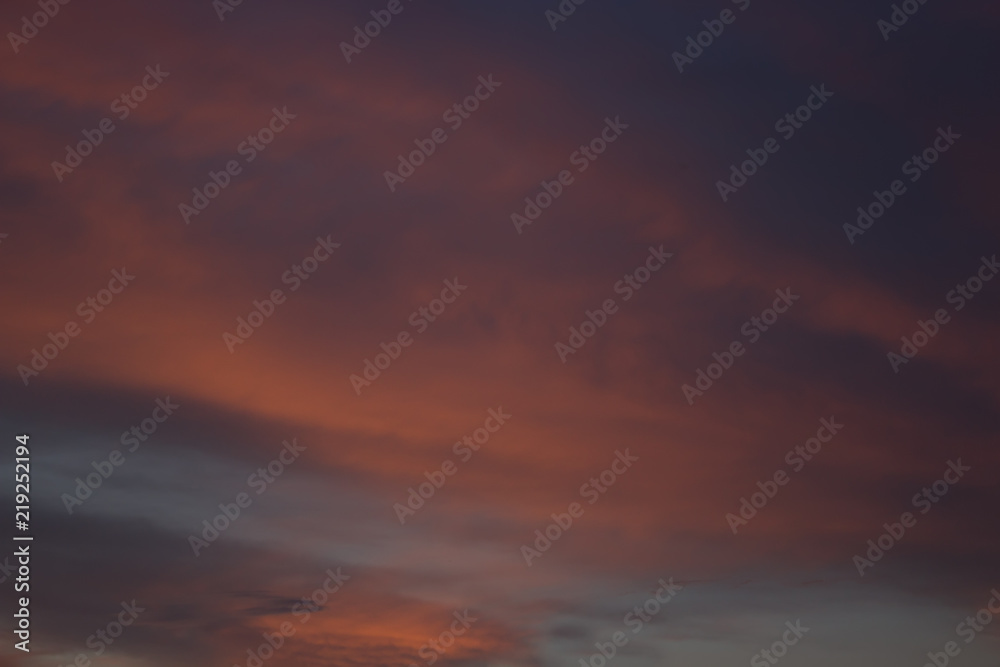 View on beautiful pink clouds in a pink blue sky. View on beautiful pink clouds in a pink blue sky.