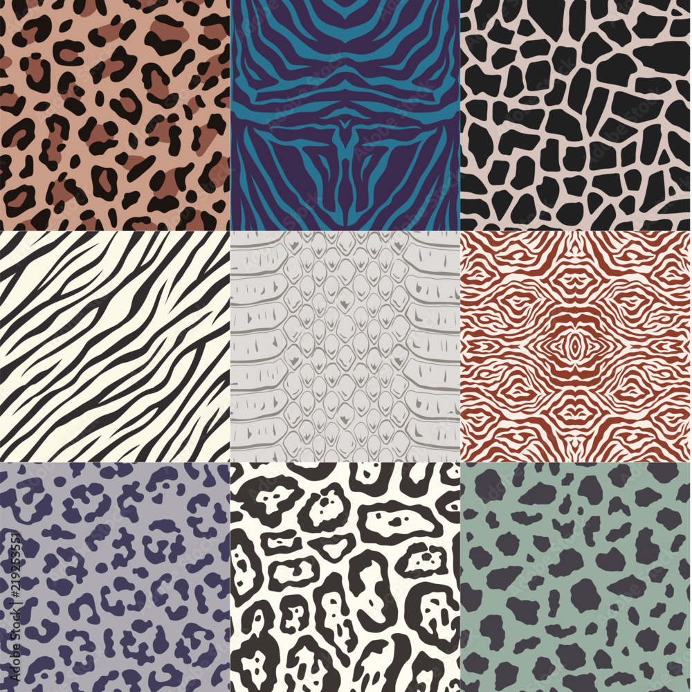 seamless animal skin pattern
