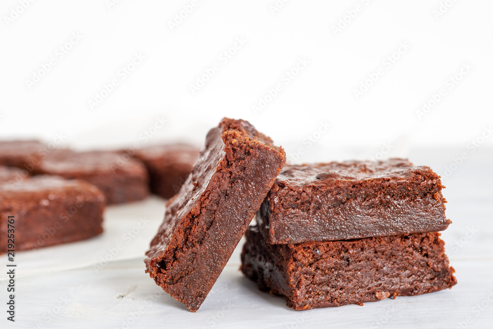 homemade chocolate fudge brownies freshly bake homemade chocolate fudge brownies freshly bake