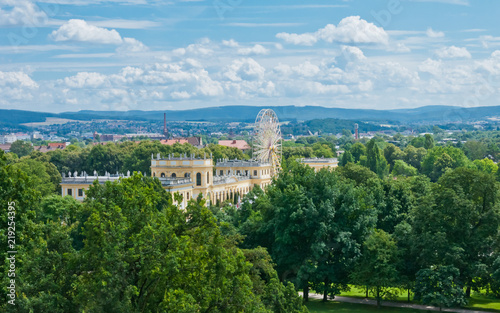 View on the Orangerie in Kassel, Germany 