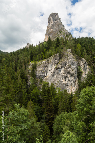 The mountains peak of the Altar of Bicaz Canyon