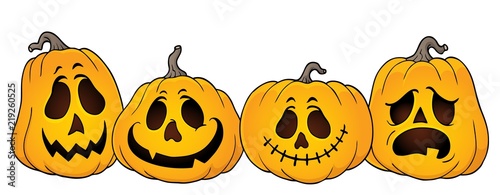 Halloween pumpkins thematics image 1