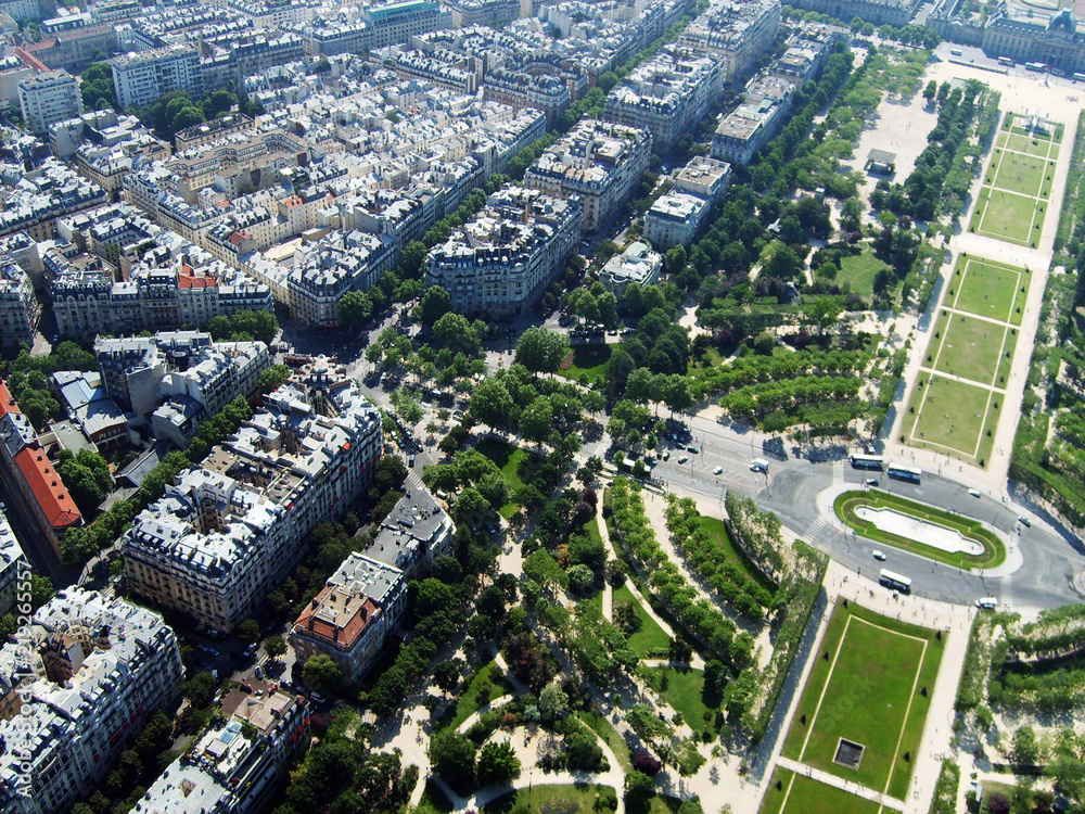  Paris from the Eiffel Tower