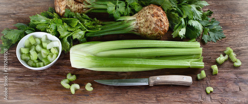Tableau sur toile Fresh celery