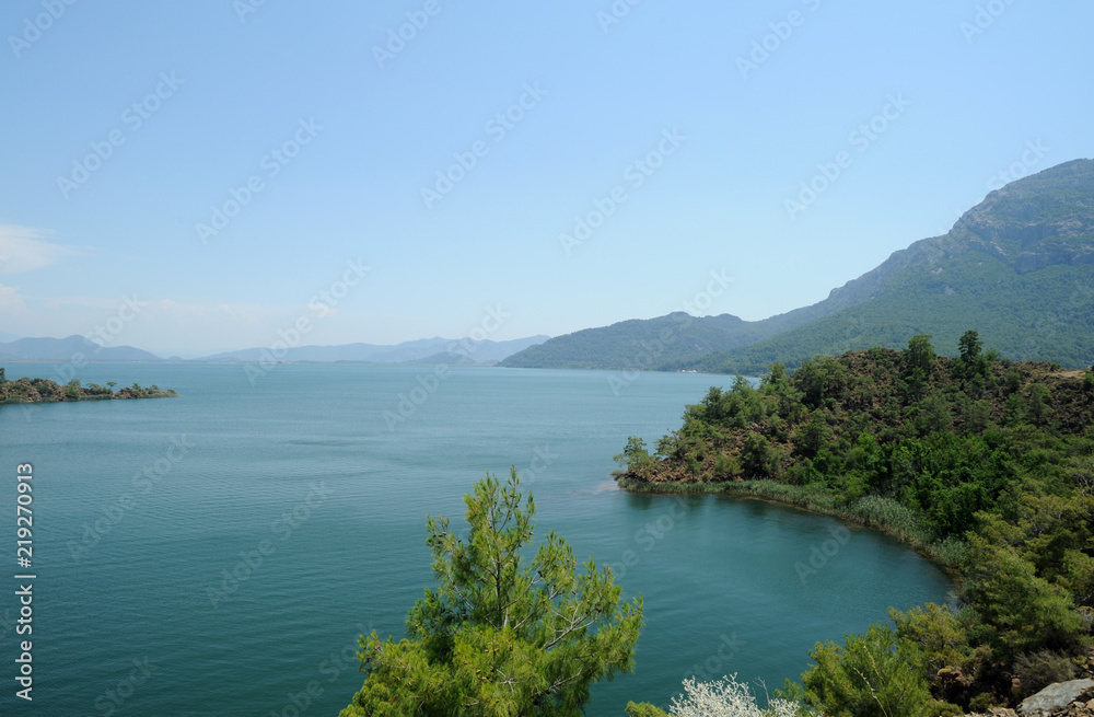 Le lac de Köyceğiz et le canal de Dalyan en Anatolie