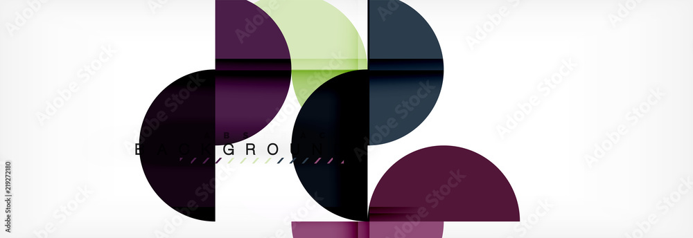 Circle abstract background, geometric illustration Circle abstract background, geometric illustration