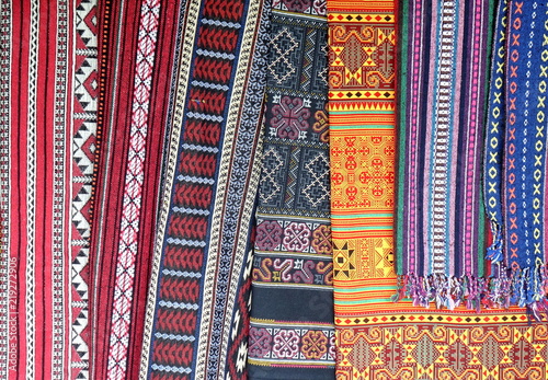 Indigenous Textiles at a Local Market