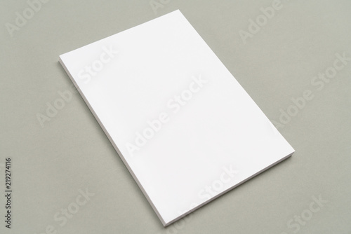 Blank catalog,brochure, magazines,book mock up on gray background