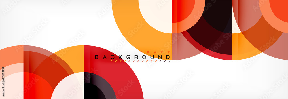 Vector circular geometric abstract background Vector circular geometric abstract background
