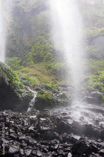 Water meets rock