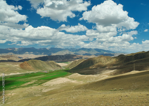 Road near Issyk-Kul lake,