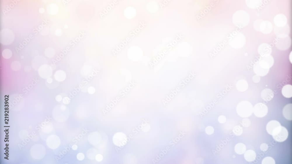 Defocused Holiday Lights Abstract Background - 4K