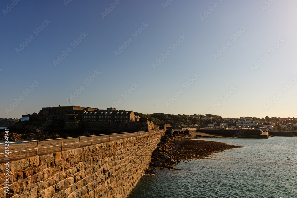 Castle in Saint Peter Port capital of Guernsey British Crown
