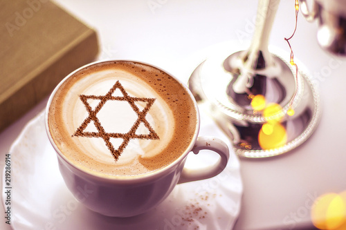 a cup of coffee in Israel