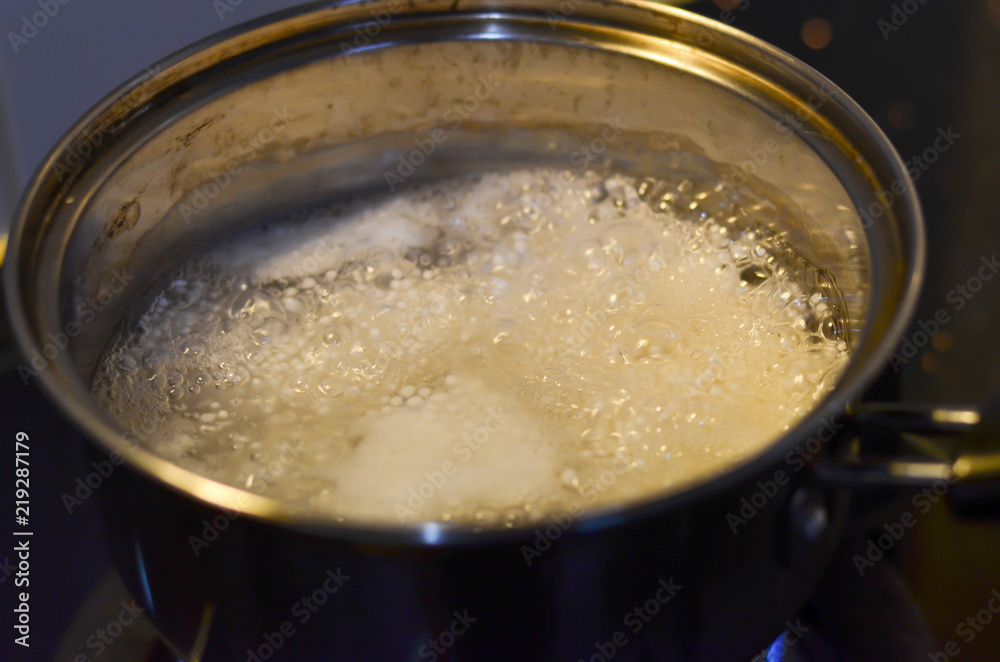 Boiled sago in coconutmik Boiled sago in coconutmik