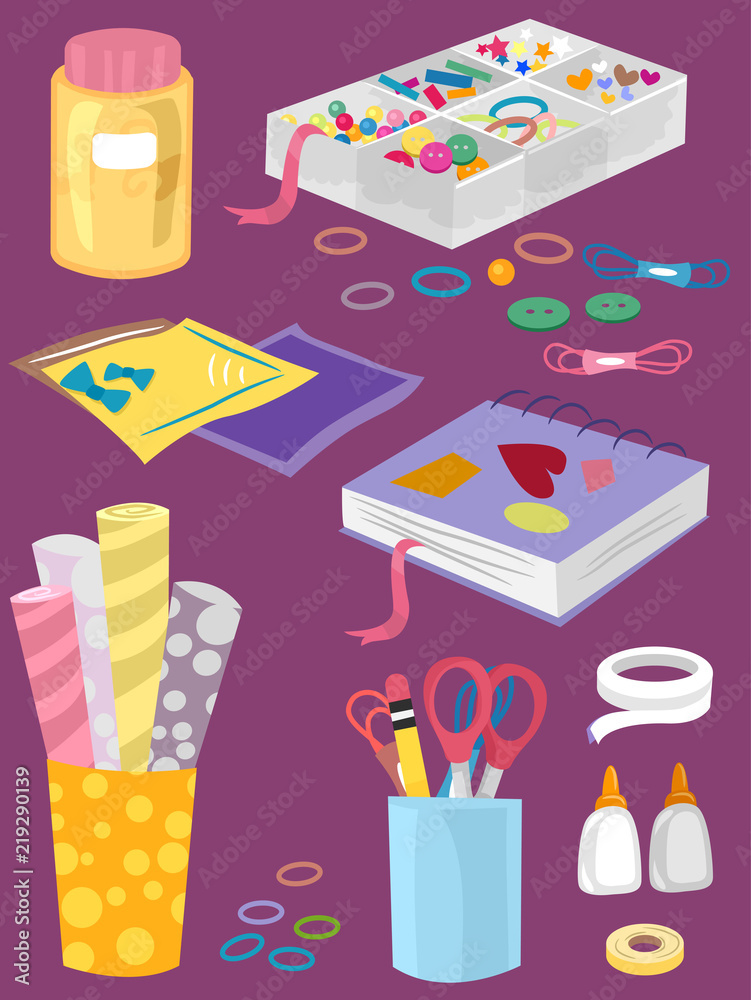 Craft Elements Illustration Craft Elements Illustration