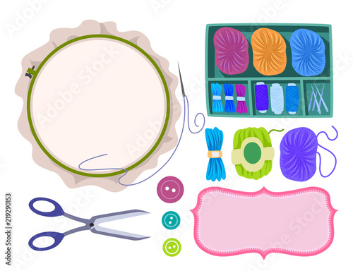 Embroidery Elements Illustr...