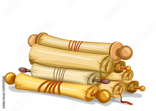 Old Scrolls Illustration