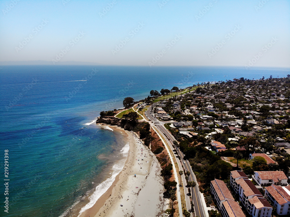 coastline of California by dji camera