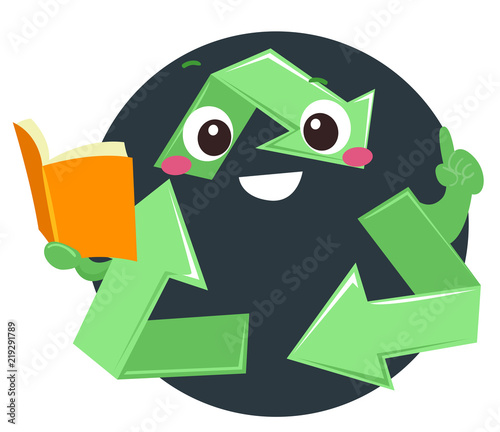 Mascot Recycle Guide Illust...