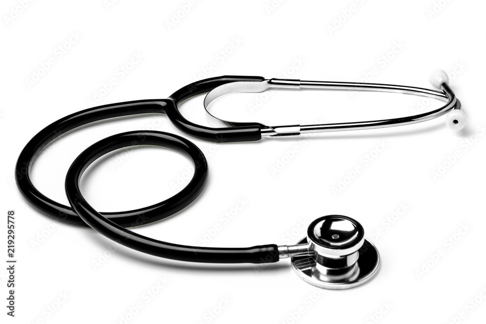 stethoscope isolated on white background.
