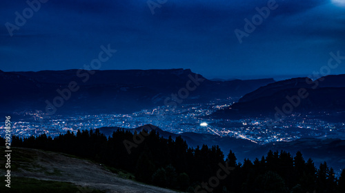 Nightfall on Alps City