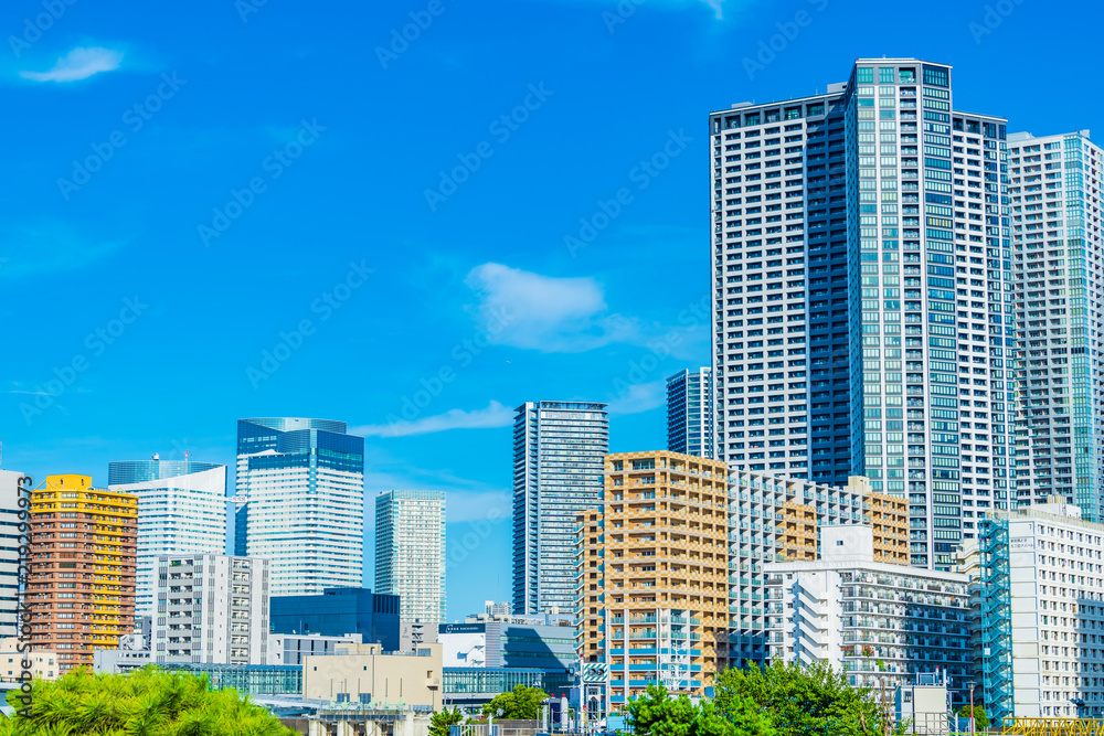 Obraz premium 不動産イメージ High-rise condominium in Tokyo