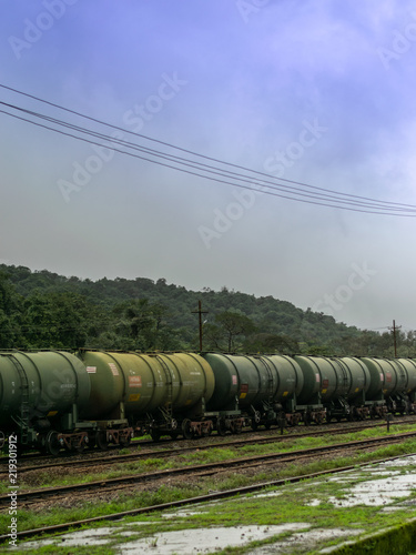 Image Of Scenic Train Route, travel to goa by train, Indian Train 