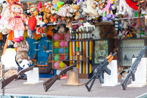 Photography Shooting gallery on the fair