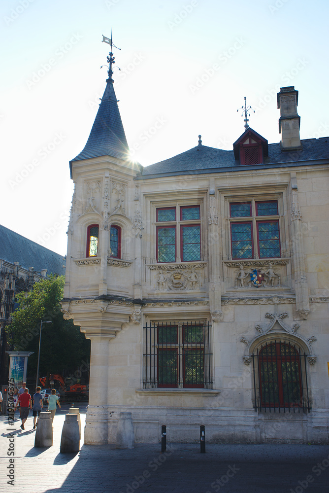 hôtel de Bourgtheroulde, 16e siècle, Rouen, place de la Pucelle. Normandie, Seine-maritime, France