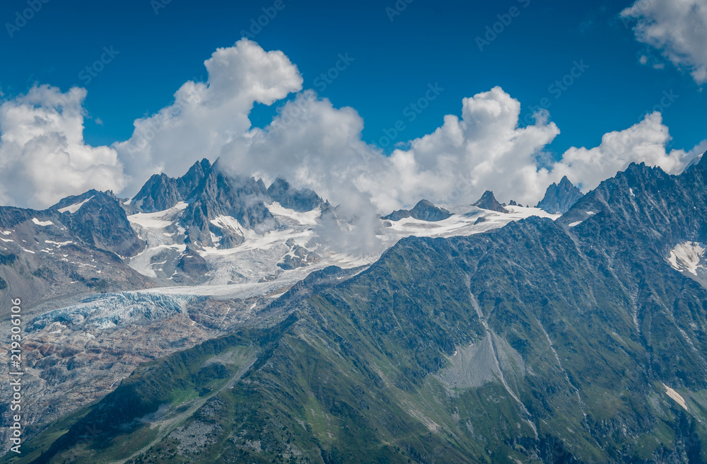 Glacier de la vallée de Chamonix
