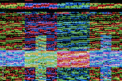 Pixel pattern of a digital glitch   Abstract background  pattern of a digital glitch.