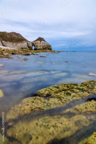 Thornwick Bay on the North Yorkshire Coast, England UK photo