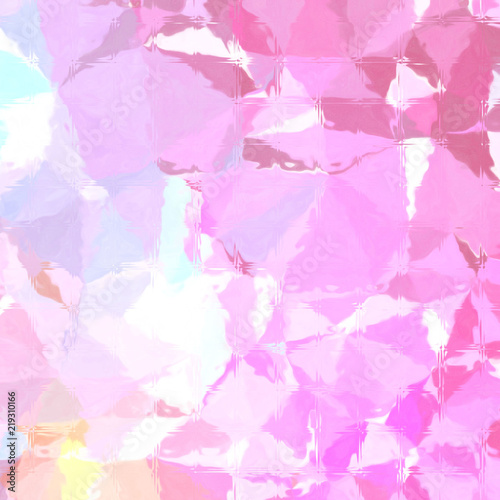 Nice abstract illustration of purple, blue and yellow pastel mosaic through glass bricks paint. Good background for your prints.