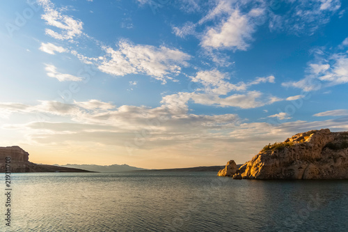 Lake Mead National Recreation Area on late afternoon, summer, Nevada, USA.