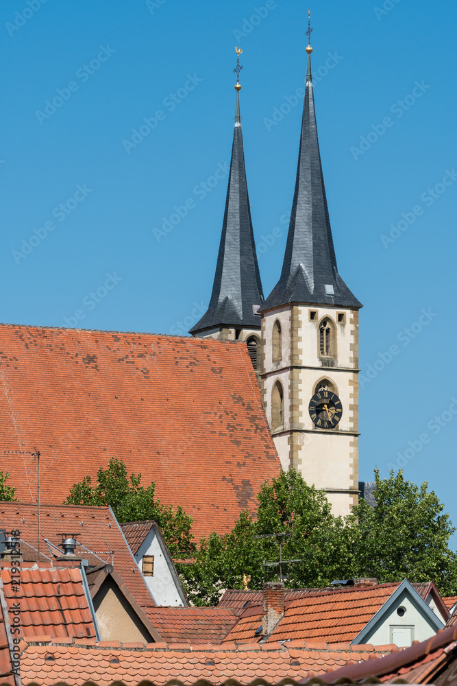 Kirchtürme der Stadtkirche in Bad Wimpfen Kirchtürme der Stadtkirche in Bad Wimpfen