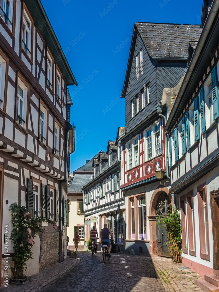 Altstadtgasse in Eltville im Rheingau